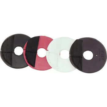 Udidlo pro koně Umbria Equitazione Kroužky na udidlo Velcro Umbria Equitazione, pár, hnědé