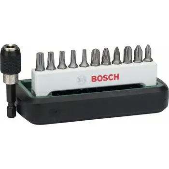 Bit Bosch 12dílná sada standardních šroubovacích bitů, smíšená (PH, PZ, T)