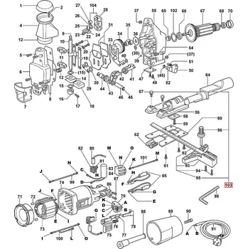 Narex Česká Lípa Vodítko úplné - pro přímé a kruhové řezy pro listové pily EPL 75- - 647476