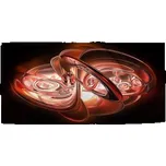 Ručník Červená abstrakce: 70x140 cm