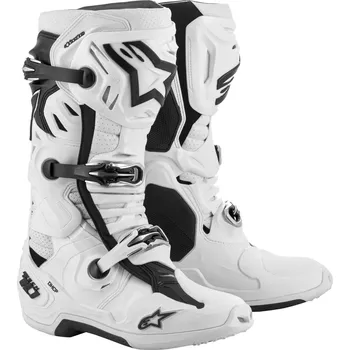Moto obuv ALPINESTARS boty TECH 10 2022 Supervented white - 40,5