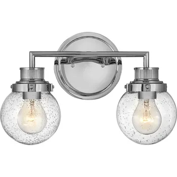 Zrcadlo Elstead Světlo do koupelny nad zrcadlo Quintiesse POPPY 2 Chrom