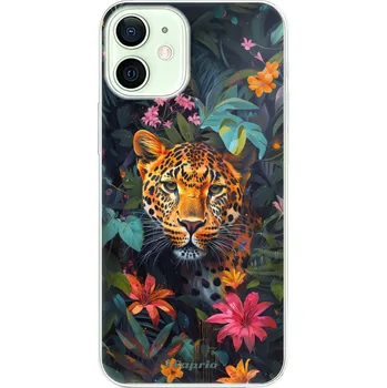 Odolné silikonové pouzdro iSaprio - Flower Jaguar - iPhone 12 mini