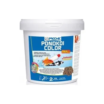 Krmivo pro rybičky Prodac Pondkoi Color Small, kbelík 2 kg 1ks
