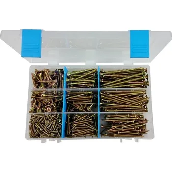 Dílna Wintech Sada VISIBOX 81, vruty do dřeva PZ2 - 3/3.5/4/5mm - 665 ks