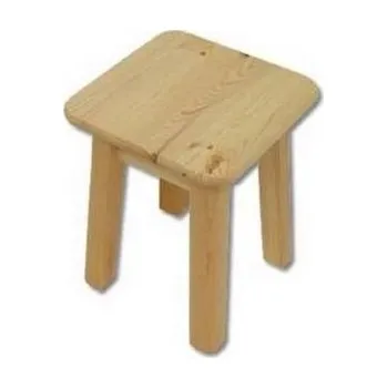 Taburet Dřevěný taburet DN252 borovice masiv