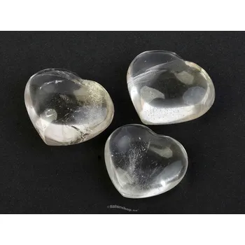 Přírodní kámen Srdce z křišťálu cca 30 - 40mm