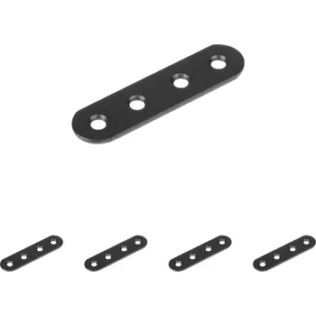 Nábytkové kování Walteco Spojovací plech 60x15x2mm, černý Množství: 5 ks