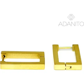 Náušnice Náušnice z chirurgické oceli obdélník