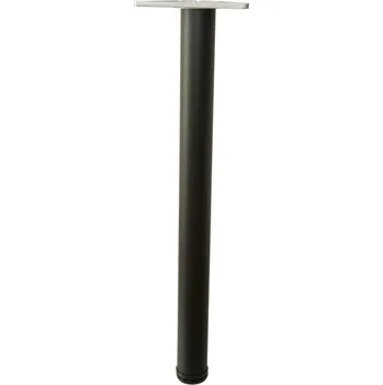 Nábytkové kování Glt noha stolová 60x710 černá matná