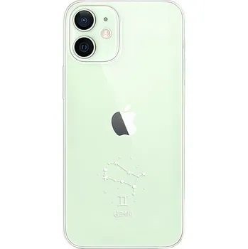 Pouzdro na mobilní telefon Odolné silikonové pouzdro iSaprio - čiré - Blíženci - iPhone 12 mini