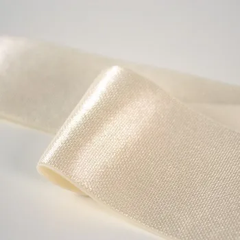 Guma saténová 4 cm ecru