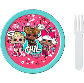 Svačinový box Dětský svačinový box s vidličkou LOL surprise – Mepal ID_1661726