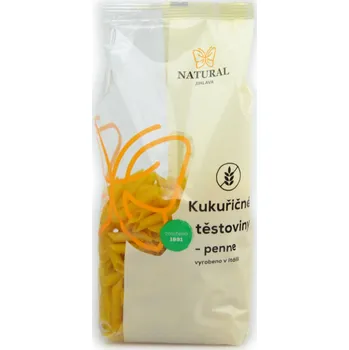 Natural Těstoviny kukuřičné - bez lepku - Penne (trubka velká) 300g
