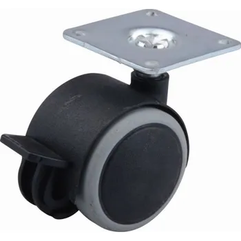 Strong nábytkové kolečko měkčený běhoun 40mm s brzdou