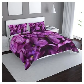 Povlečení Povlečení Fialové květy: 140x200 / 90x70