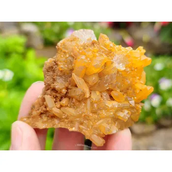 Přírodní kámen Tangerine křišťál mini drúza 52g (Brazílie)