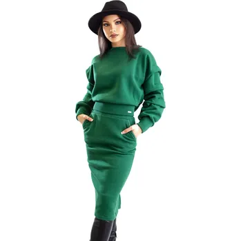 Dámský zelený teplákový VSB komplet ELIZABETH, VELIKOST XXS/XS