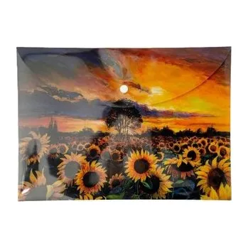 Set školních potřeb Teczka kopertowa PP A4 Słoneczniki