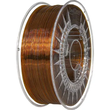 Filament Filament DevilDesign PETG Jantarová Transparentní [1,75mm, 1kg]