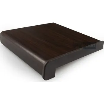 Parapet Pvplast vnitřní dřevotřískový parapet tmavý ořech š. 150 mm