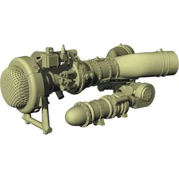 Plastikový model 1/72 Nimbus turboshaft engine (3D-Printed)