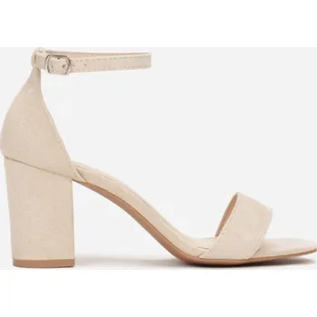 Dámské sandále Dámské pohodlné sandálky 100-270 béžové , VELIKOST 39