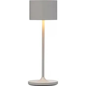 Lampička Přenosná stolní lampa FAROL MINI 19,5 cm, LED, satelitní šedá, hliník, Blomus