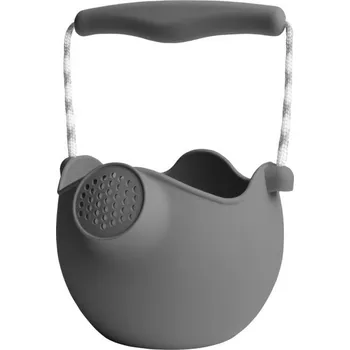 Hračka pro nejmenší Scrunch silikonová konvička na vodu, Anthracite Grey