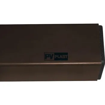 Plot Pvplast Dřevoplus Nosník Zn poplastovaný hnědý 1 m