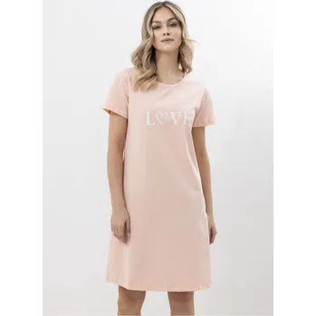 Dámská noční košile Leptir noční košile 320/06 - meruňková, S (Bavlněná noční košile dámská)