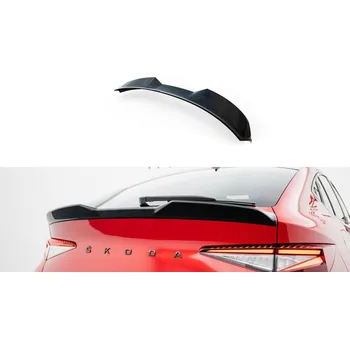 Tuning Prodloužení spoileru 3D Škoda Enyaq Coupe iV RS černý lesklý plast