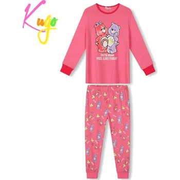 Dívčí pyžamo Dívčí pyžamo Kugo MP1760 růžové (dívčí pyžamo s medvídky Care Bears)