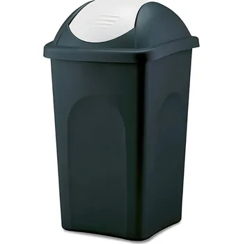 Odpadkový koš Stefanplast KOŠ ODP.VÝKLOP.MULTIPAT 30L OBDÉL.ČER/BÍ VÍKO PH