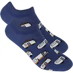 Chlapecké kotníkové ponožky WOLA AUTA modré Velikost: 33-35
