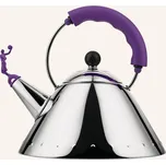 Alessi Konvice Na Vodu 9093, stříbrná / fialová