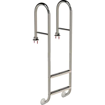 Bazénové schůdky Eichenwald Ideal - Nerezový žebřík Tina 2 stupňový, AISI 316 - sklopný