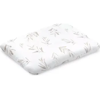Příslušenství pro dětskou postel a kolébku YOSOY bambusový polštářek 60x40 cm Vintage Olives