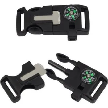 Sport Přezka na botoh a popruh s křesadlem, kompasem a píšťalkou