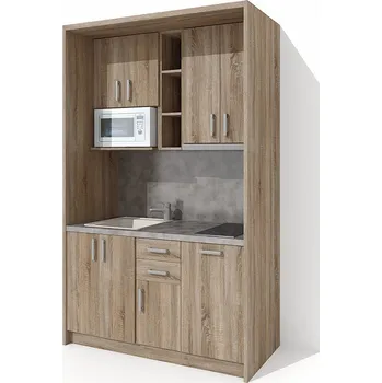 Kuchyňská linka Nabytekmorava Kuchyňská linka KL1 ke sklápěcí posteli barva lamina: Dub sonoma tmavý