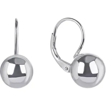 Náušnice Bealio BEALIO Stříbrné náušnice KOULE 10 mm 03-11632-2503