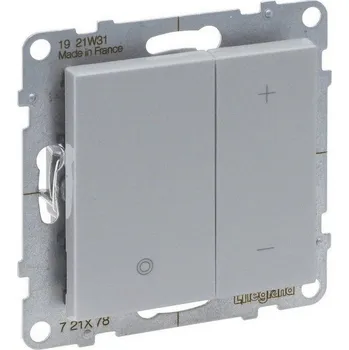 vypínač SUNO HLINÍK UNIVERZÁLNÍ STMÍVAČ LEGRAND 721378