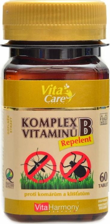 Vitaharmony - Komplex vitaminů B Repelent (60 tbl.)