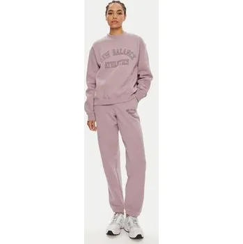 Dámská mikina New Balance Mikina Graphic WT43516 Fialová Relaxed Fit XL