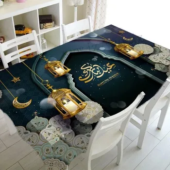 ubrus Ubrus na ramadán s motivem půlměsíce - 4,90 x 140 cm 35 x 55 palců