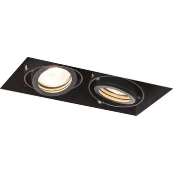 Bodové svítidlo Svítidlo zapuštěné do SDK 2x GU 10 černé