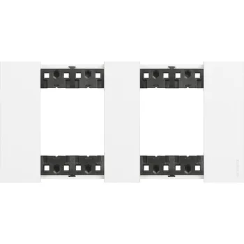 Elektrická zásuvka Rámeček BTICINO KA4802M2KW 2+2M BÍLÁ KA4802M2KW