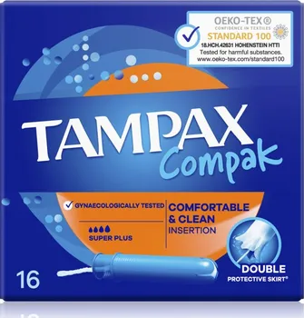 Hygienické tampóny Tampax Compak Super Plus tampóny s aplikátorem