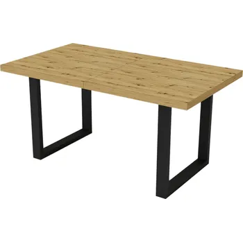 Jídelní stůl ROBER Jídelní stůl S55-L kov 90x160x260(2x50) laminát obdélník 50mm