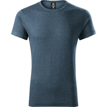 Pánské tričko Pánské triko ALTISPORT NoPrint NP/ALM361 TMAVÝ DENIM MELÍR S